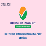 CUET PG 2025 BEd Humanities and Social Science Question Paper with Solution Answer Key PDF